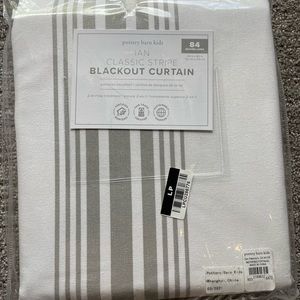 Pottery Barn Kids Ian Classic Stripe Blackout Curtain